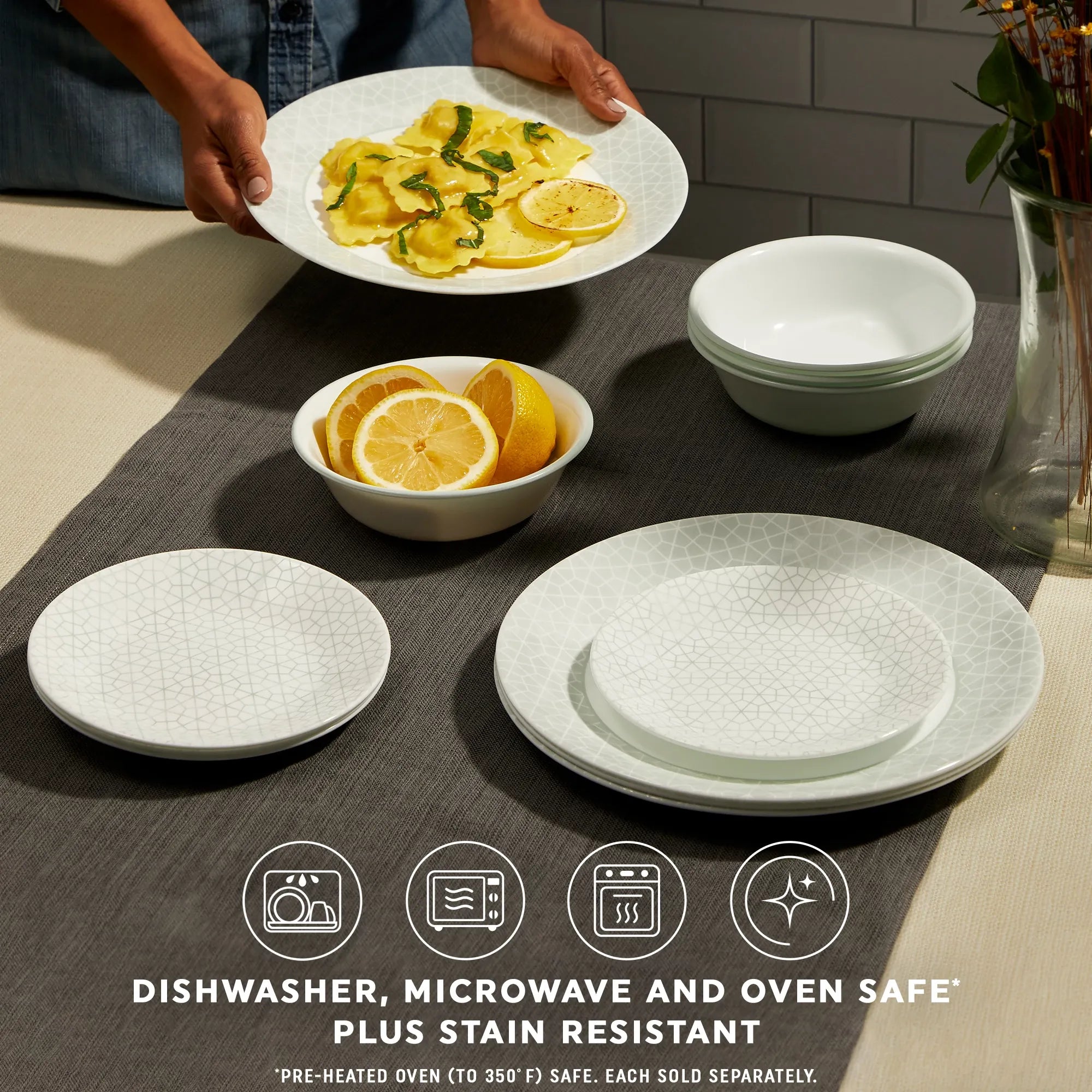 Corelle Lightweight Plates Knox 6.75 Appetizer Plate - Image 3