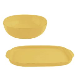 CorningWare  2-piece Serving Set, Curry Yellow