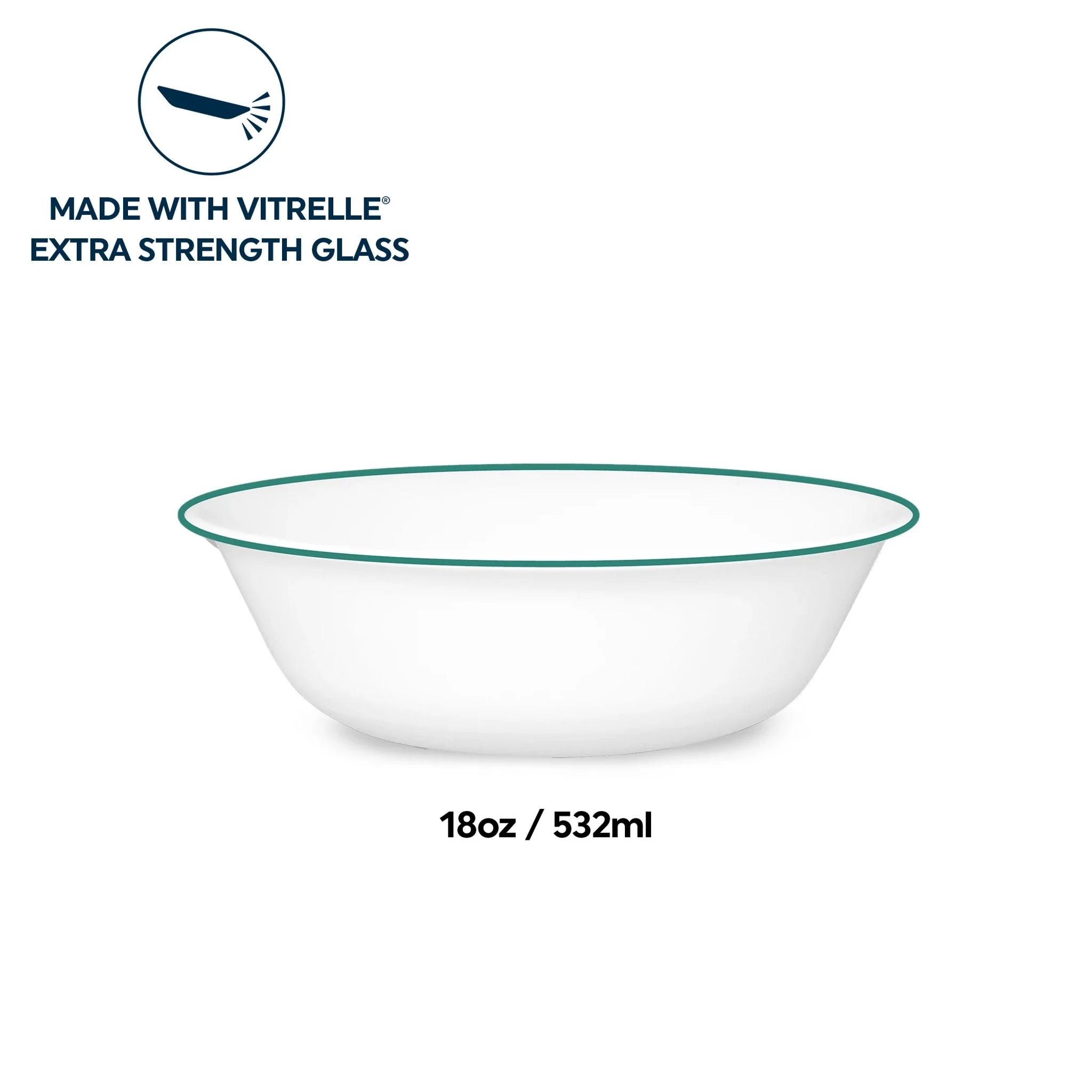 Corelle Lightweight Plates Solar Print 18-ounce Cereal Bowl - Image 3