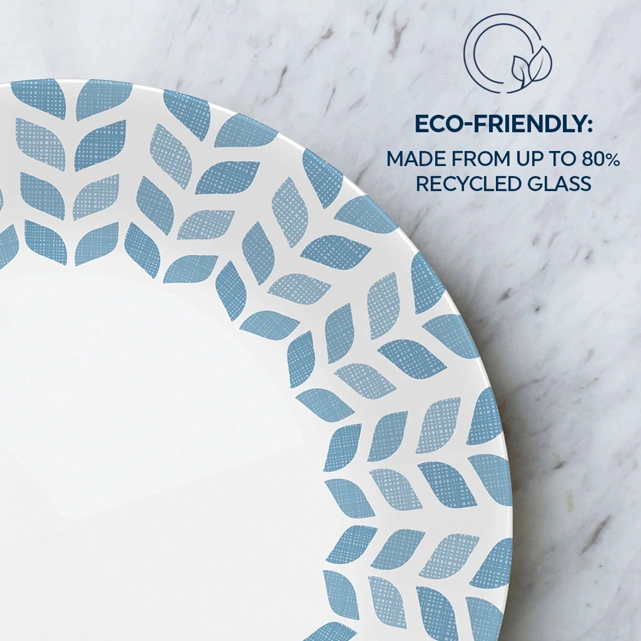 Corelle Lightweight Plates Global Collection Northern Pines 10.25 Dinner Plates, 6-pack - Image 5