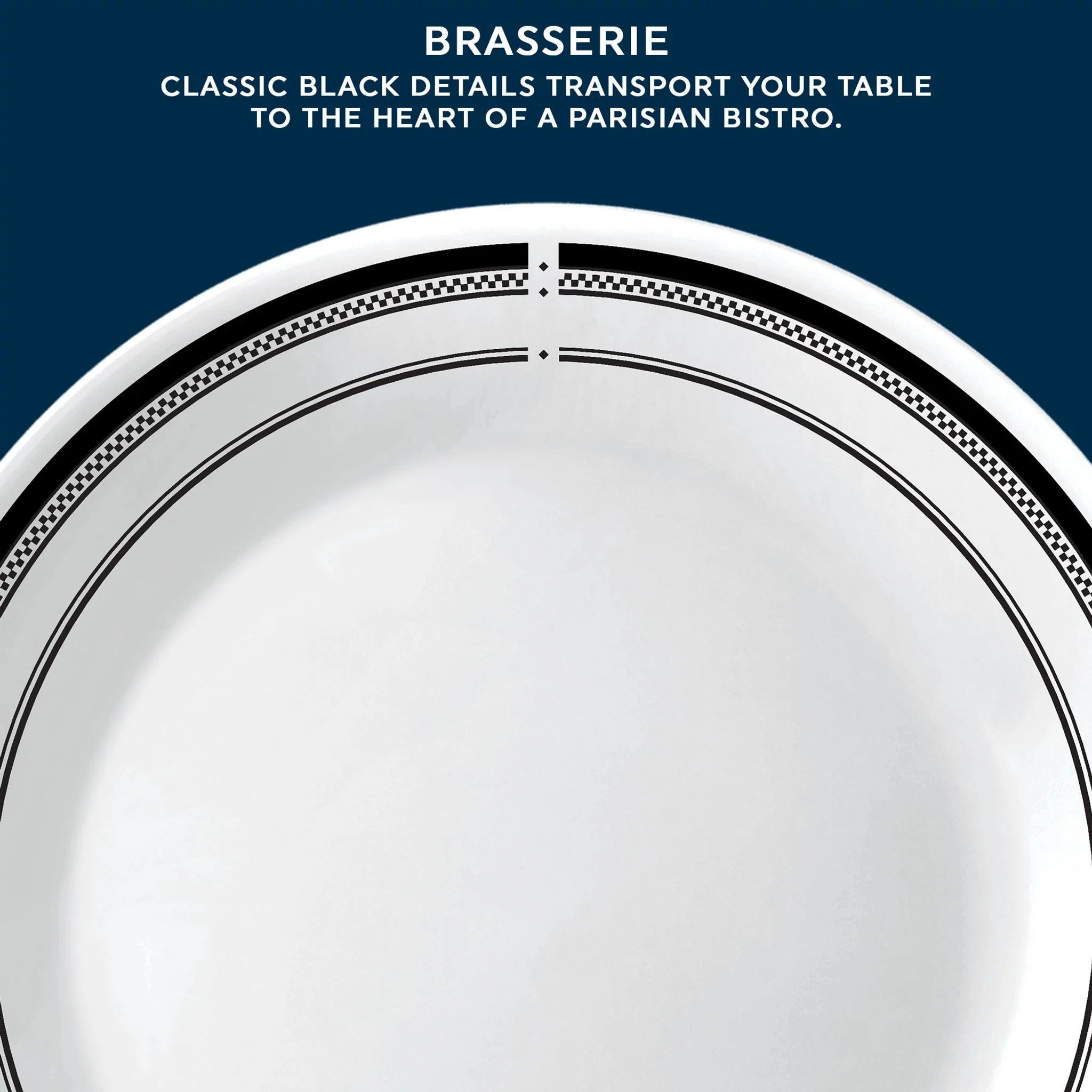 Corelle Lightweight Plates Brasserie 18-piece Dinnerware Set, Service for 6 - Image 5