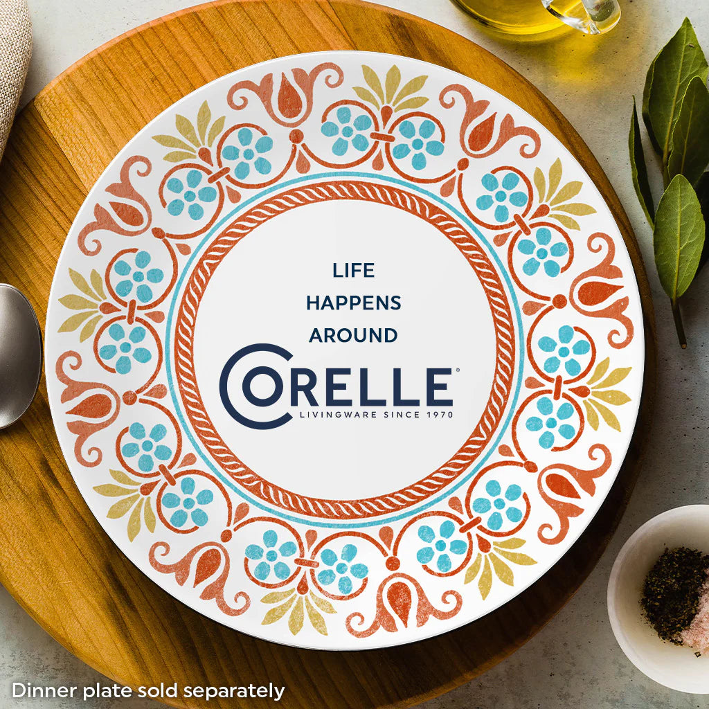 Corelle Lightweight Plates Global Collection Terracotta Dreams 10.25 Dinner Plates, 4-pack - Image 6
