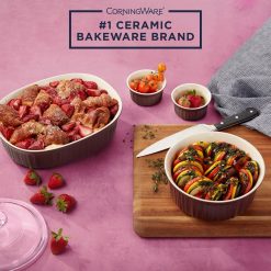 Alternative view of CorningWare  French Colors 12-piece Bakeware Set, Cabernet