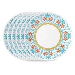 Corelle Lightweight Plates Global Collection Terracotta Dreams, 8.5   Salad Plates, 6-pack