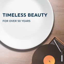 Alternative view of Corelle Lightweight Plates Simple Lines 18-piece Dinnerware Set, Service for 6