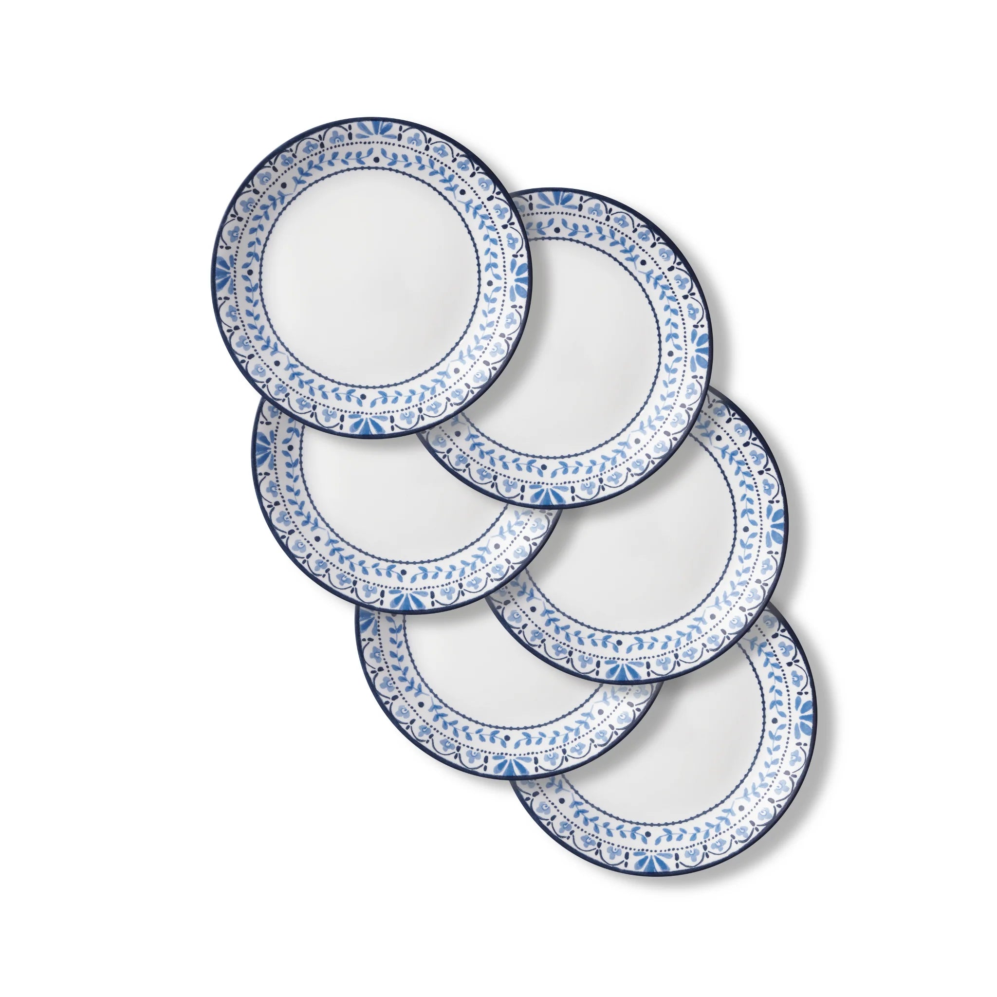Corelle Lightweight Plates Portofino 8.5 Salad Plates, 6-pack
