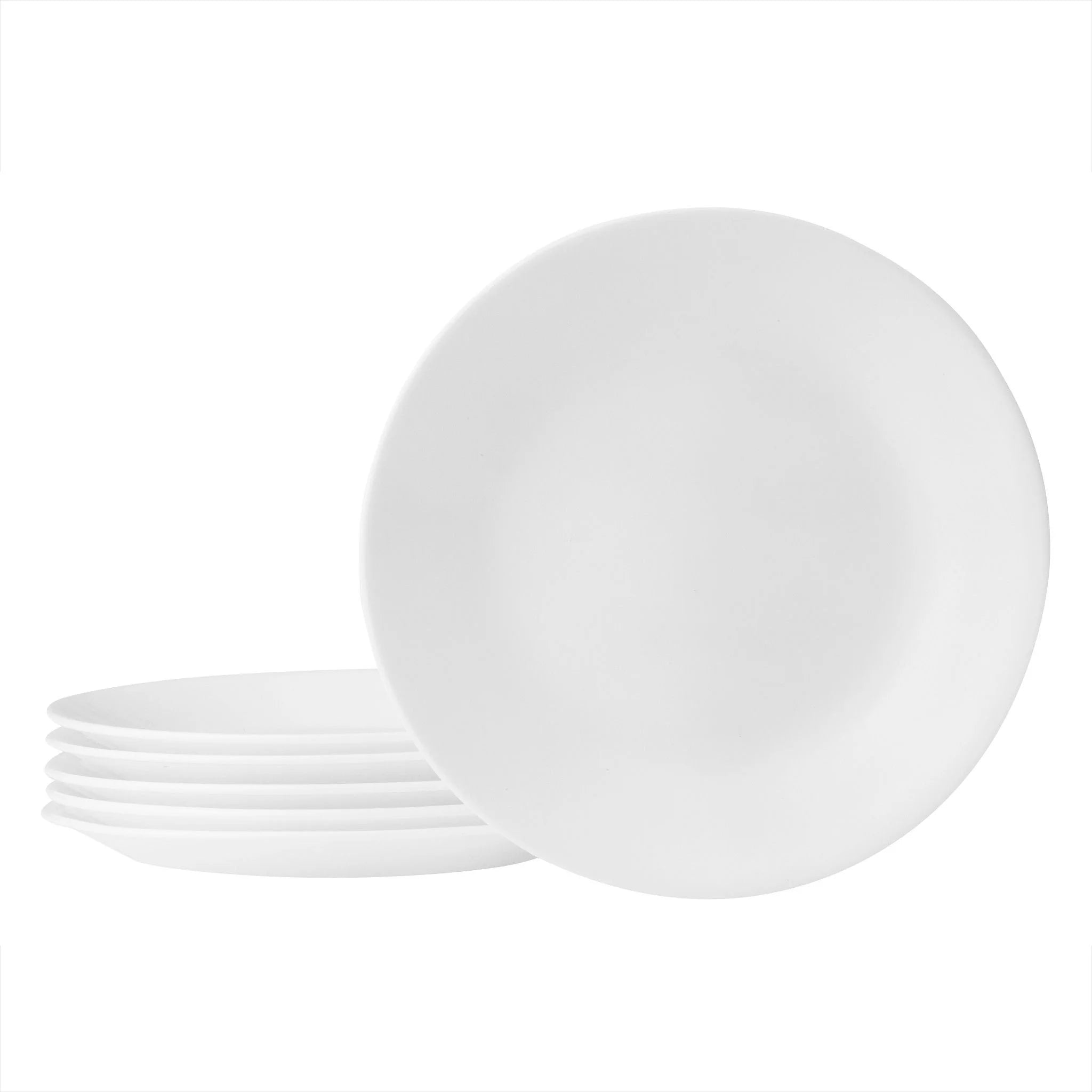 Corelle Lightweight Plates Winter Frost White 6.75 Appetizer Plates, 6-pack
