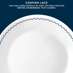 Alternative view of Corelle Lightweight Plates Caspian Lace 8.5 Salad Plate