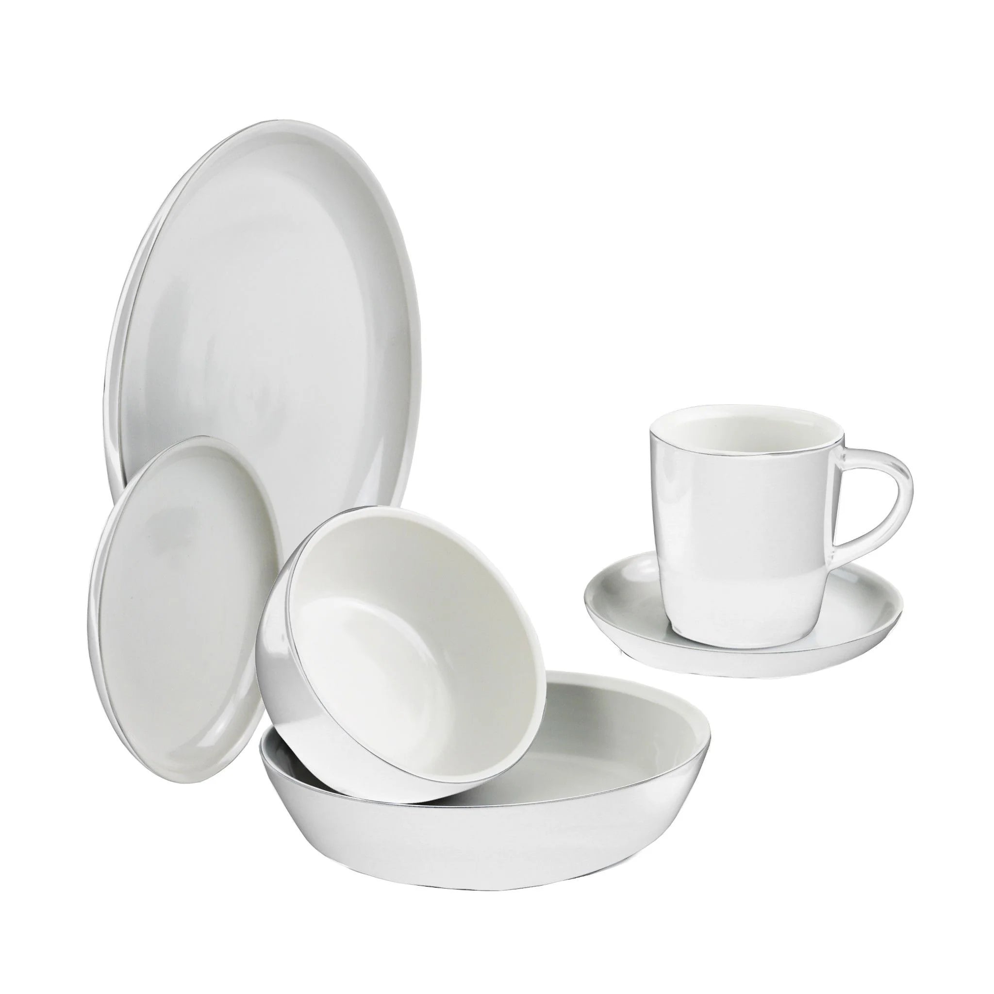 CorningWare 6-piece Powder Dinnerware Set , Service for 1