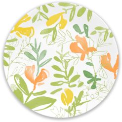 Corelle Lightweight Plates Contemporary Fruit 8.5 Salad Plate-4 Pack