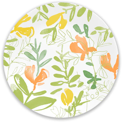 Corelle Lightweight Plates Contemporary Fruit 8.5 Salad Plate-4 Pack
