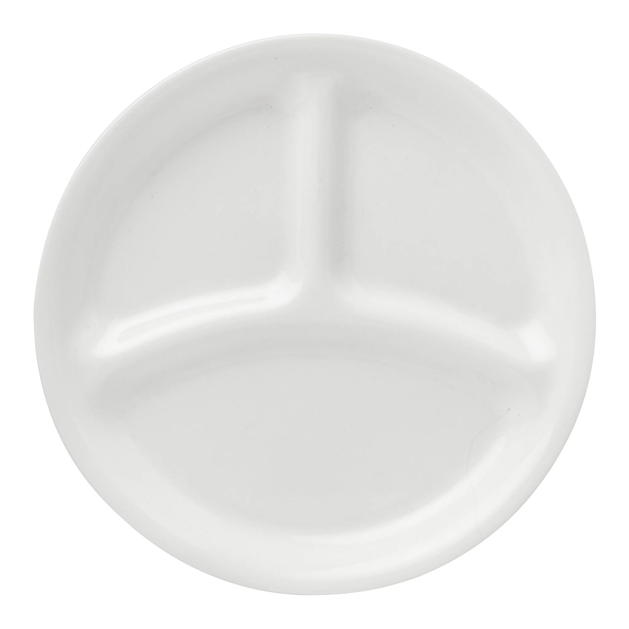 Corelle Lightweight Plates Winter Frost White 8.5 Divided Salad Plate