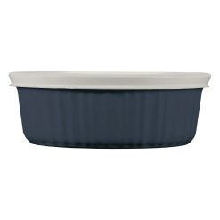 CorningWare  French Colors 24-ounce Baking Dish with Lid, Navy