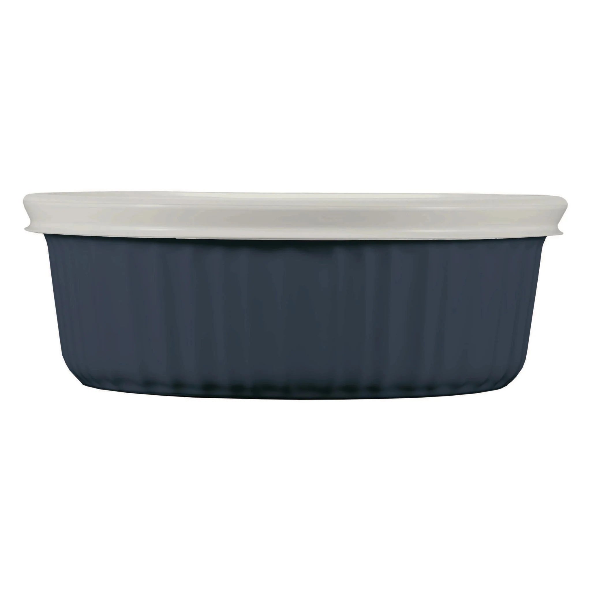 CorningWare French Colors 24-ounce Baking Dish with Lid, Navy