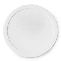 Corelle Lightweight Plates White Lid for 1-quart Serving Bowl
