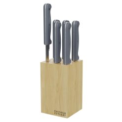 Corelle Lightweight Plates Chicago Dinnerware Halsted 7-piece Steak Knife Set