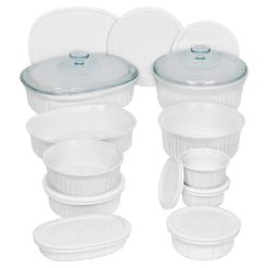 CorningWare  French White  20-piece Bakeware Set