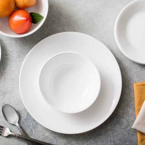Corelle Lightweight Plates Winter Frost White 20-piece Dinnerware Set, Service for 4 - Image 3